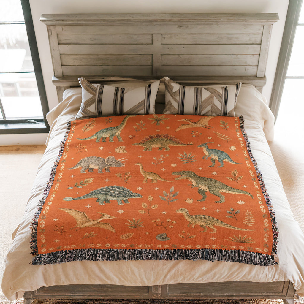 Prehistoric Friends Dinosaur Blanket