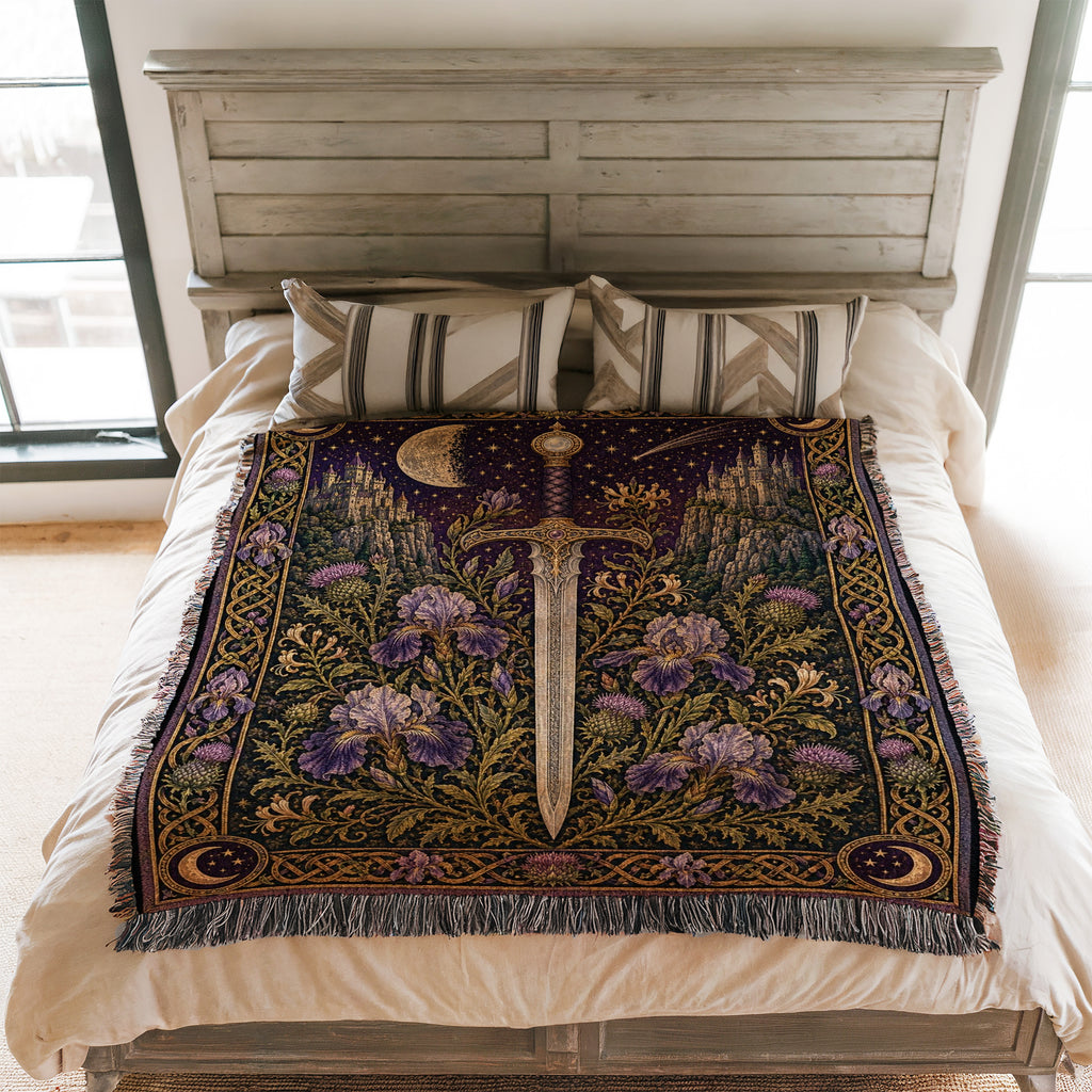 The Amethyst Castle Sword Blanket