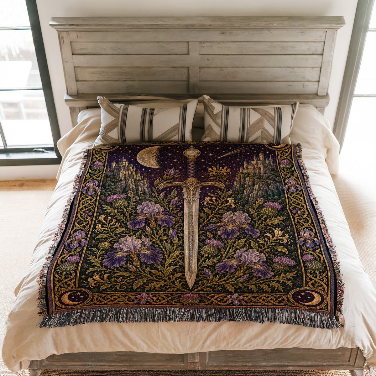 The Amethyst Castle Sword Blanket