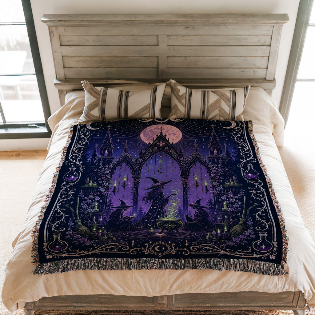 Witches of the Violet Cathedral Blanket
