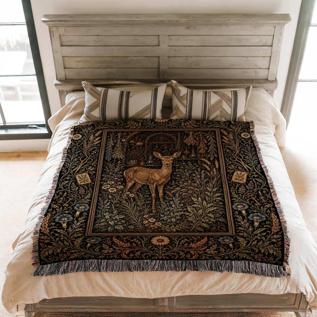 Virgo Herbal Garden Zodiac Blanket