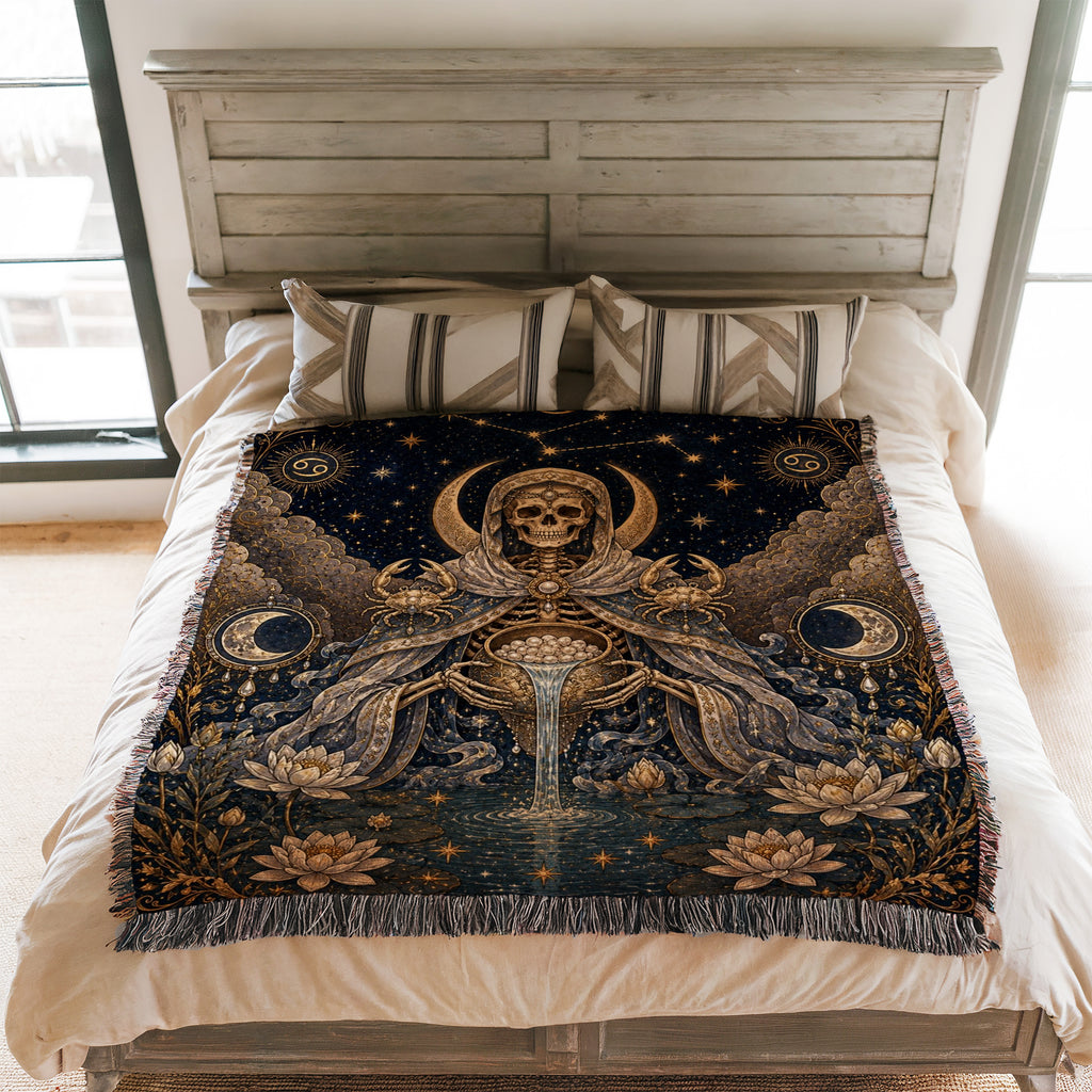 Cancer Moonwater Oracle – Gothic Zodiac Blanket