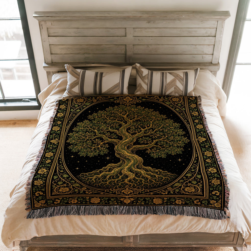 The Gilded Tree of Life Blanket