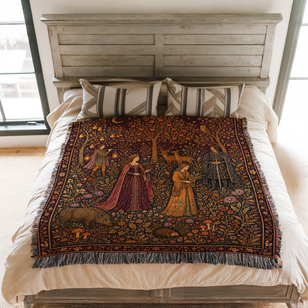 The Moonlit Orchard Court Blanket