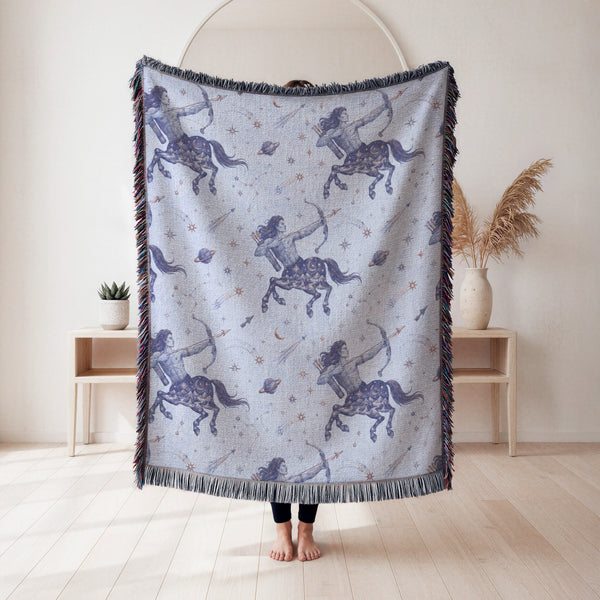 Sagittarius Celestial Archer Pattern Blanket