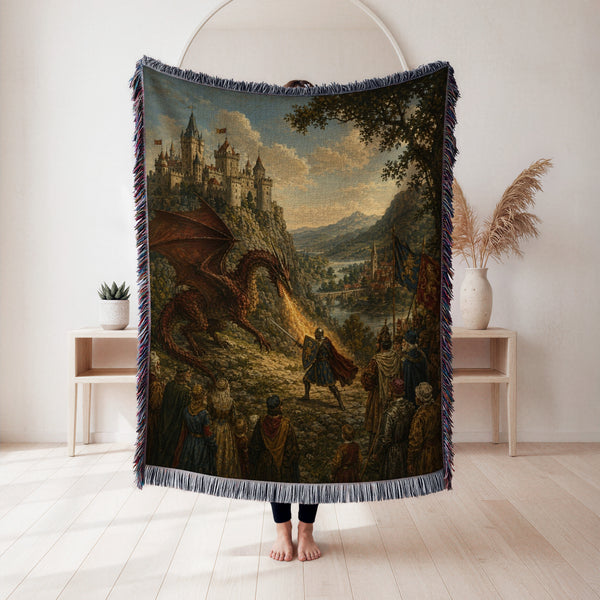 The Knight of the Ember Vale Blanket