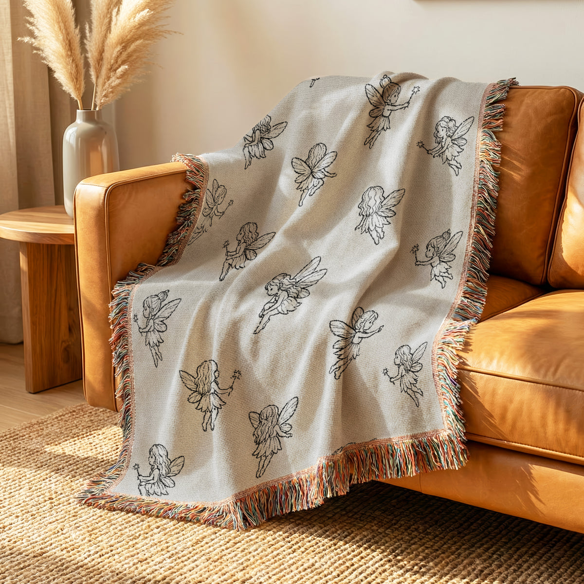 Tiny Fairy Sketch Blanket