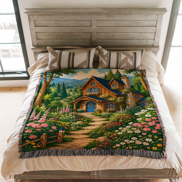 Wildflower Cottage in the Vale Blanket