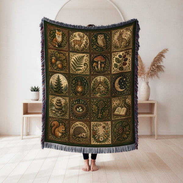 Woodland Tales Patchwork Blanket