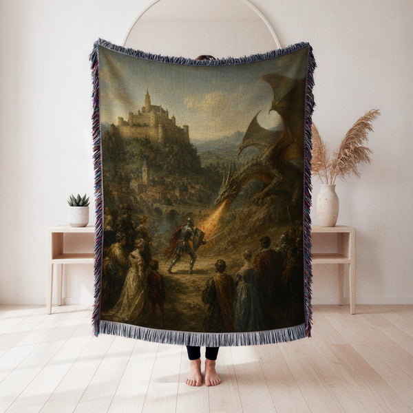 The Dragon of the Old Keep Blanket