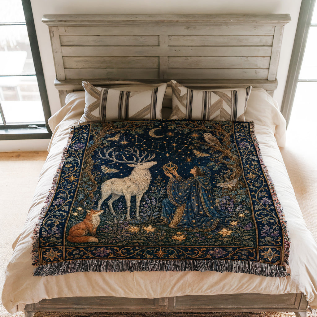 The Astrologer and the White Stag Blanket