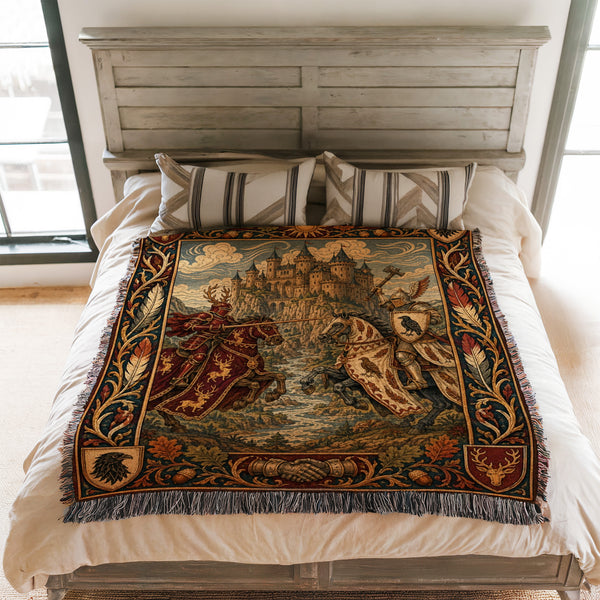 The Raven & Stag Knights Blanket