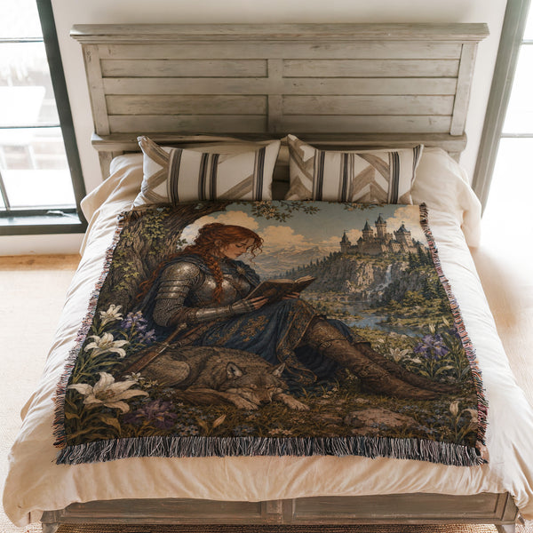 The Wolfbound Reader Blanket