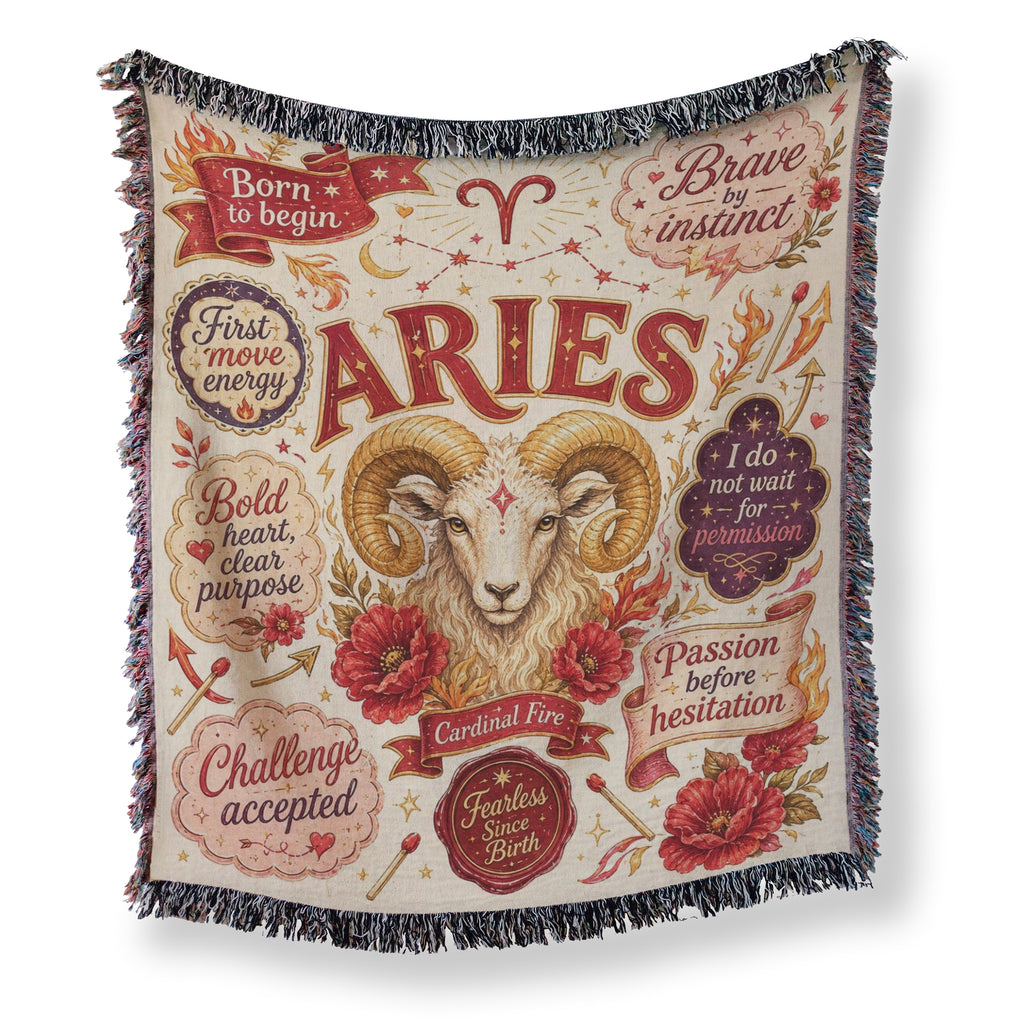 Aries – Fearless Flame Zodiac Blanket