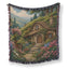 The Hillside Hobbit Cottage Blanket