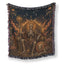 Leo Flame Throne – Gothic Zodiac Blanket