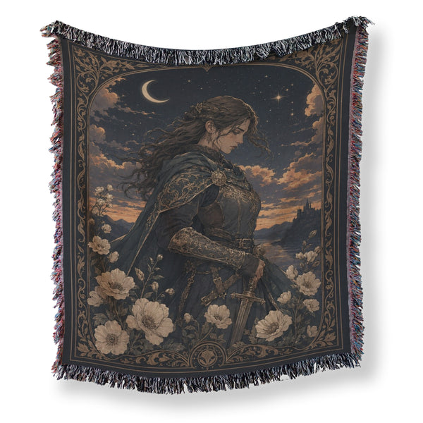 The Crescent Moon Knight Blanket