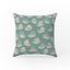 Mushroom Snails – Teal Woodland Pillow