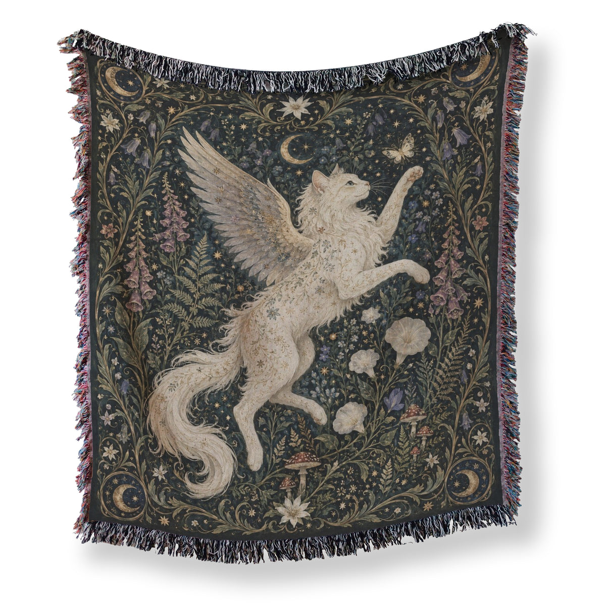 The Moonlit Winged Cat