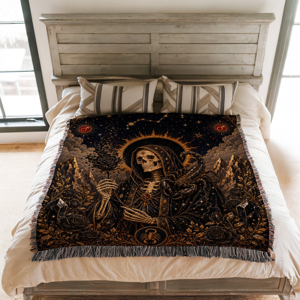 Scorpio Eclipse Keeper – Gothic Zodiac Blanket