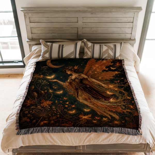 Autumn Firefly Fairy Blanket