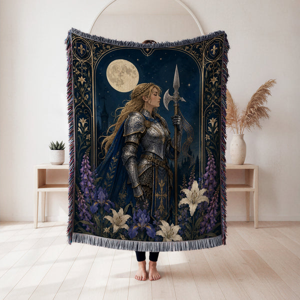 The Moonlit Sentinel Blanket