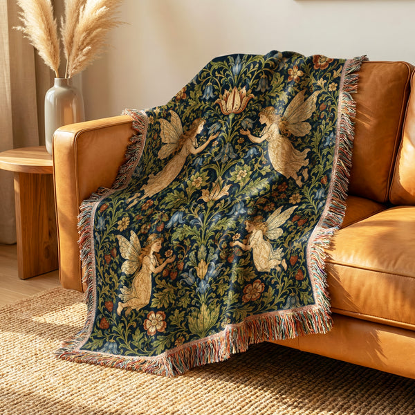 Bluebell Fairy Tapestry Blanket
