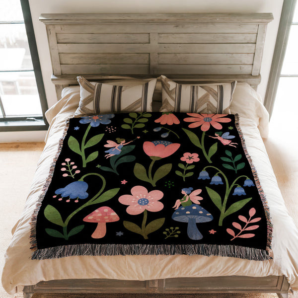 Fairies of the Flower Patch Blanket