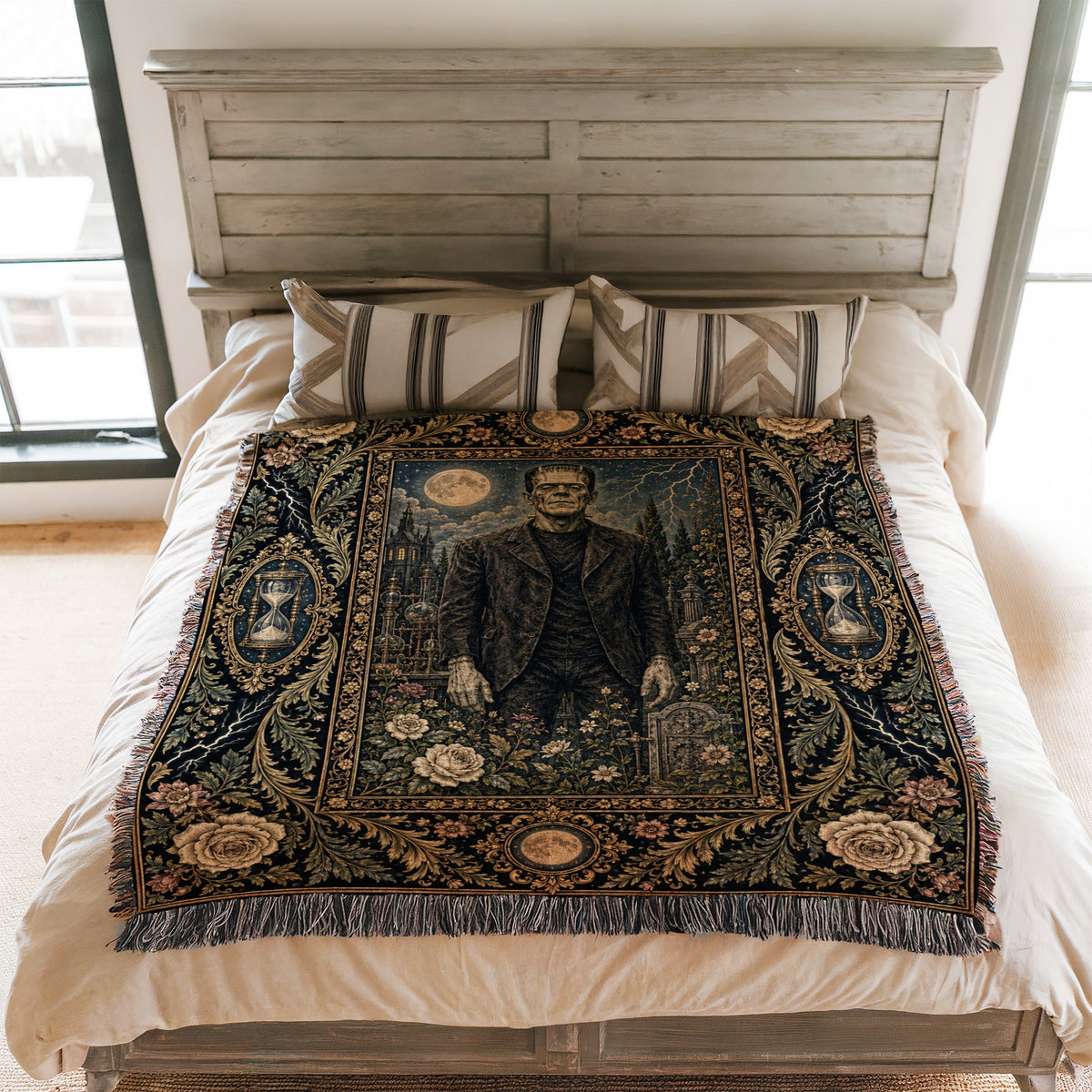 The Gothic Monster Garden Blanket