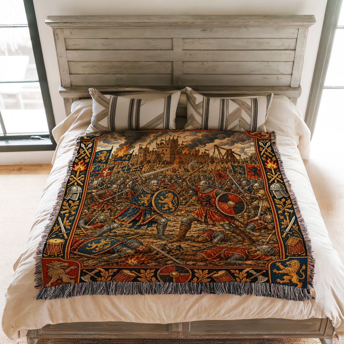 The Siege of the Lion Keep Blanket