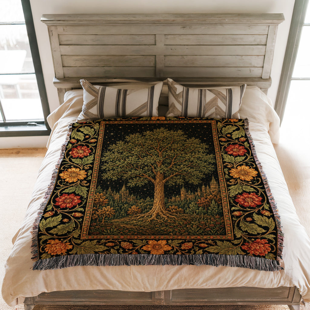 Autumn Kingdom Tree Blanket