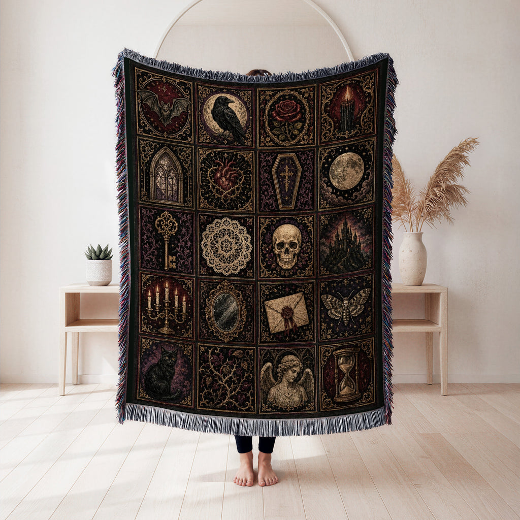 Midnight Gothic Relics Blanket