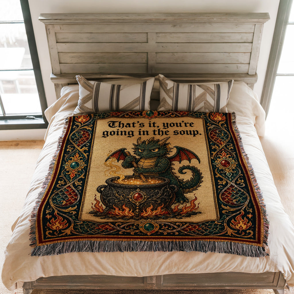 The Soup Pot Dragon Blanket