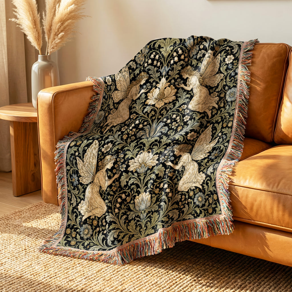 Nocturne Fairy Tapestry Blanket