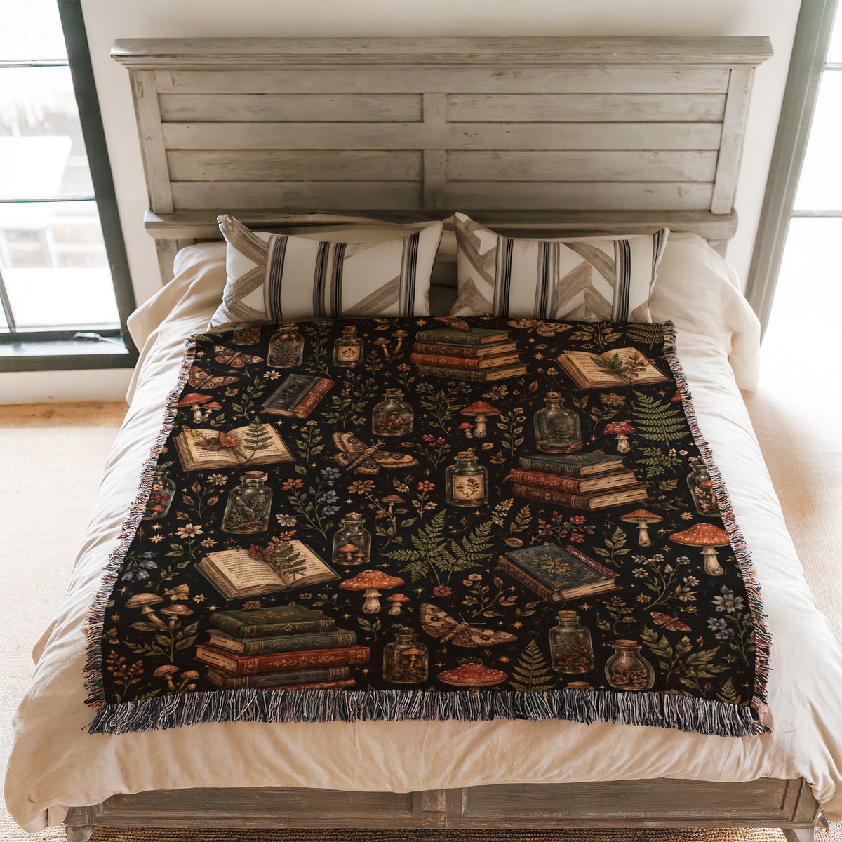 Woodland Apothecary Book Blanket