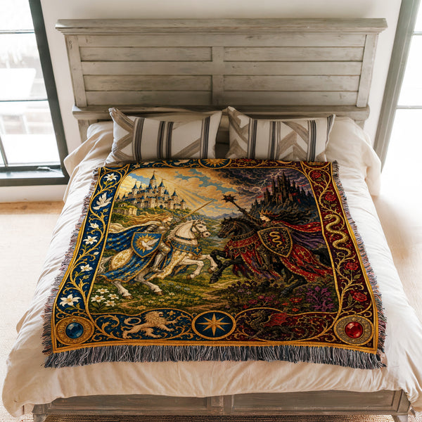 The Queen of Light & Queen of Shadow Blanket