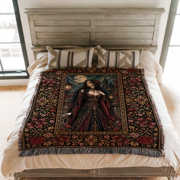Crimson Vampire Countess Blanket