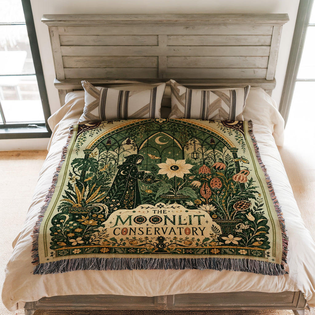 The Moonlit Conservatory Blanket