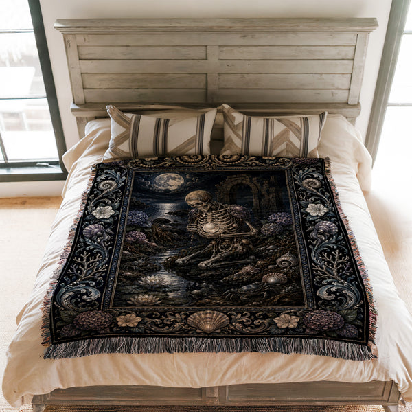 Cancer Moon Pearl Keeper Blanket