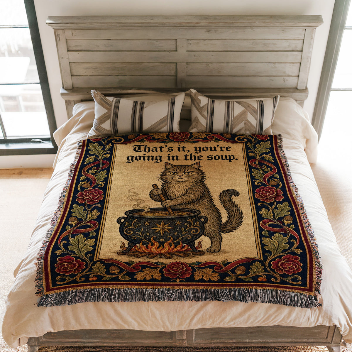 The Soup Pot Cat Blanket