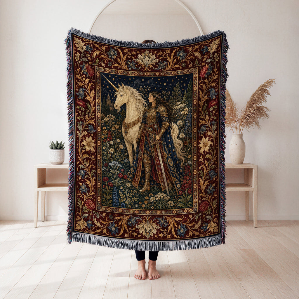 The Lady of the White Steed Blanket