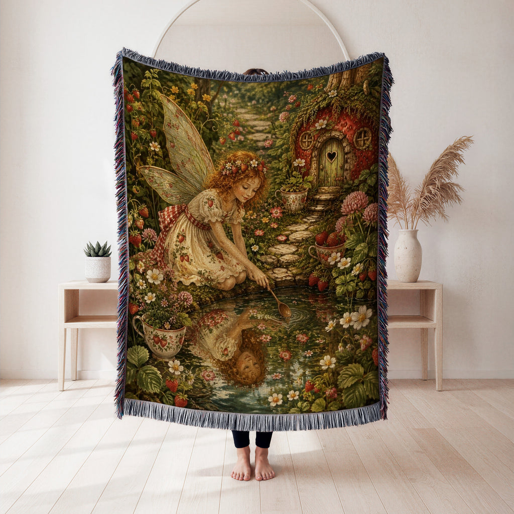 Strawberry Cottage Fairy Blanket