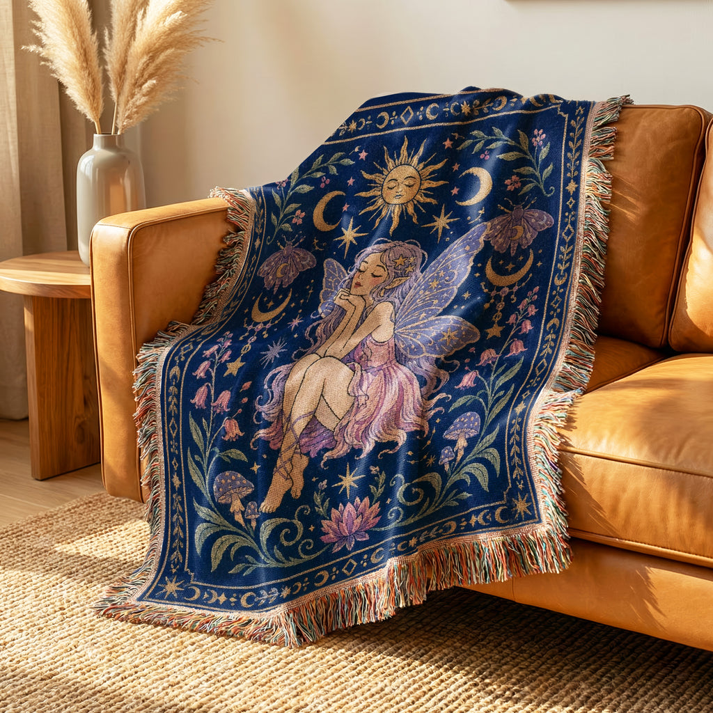 Moonlit Dreamer Fairy Blanket