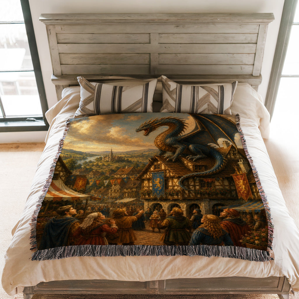 The Market Day Dragon Blanket