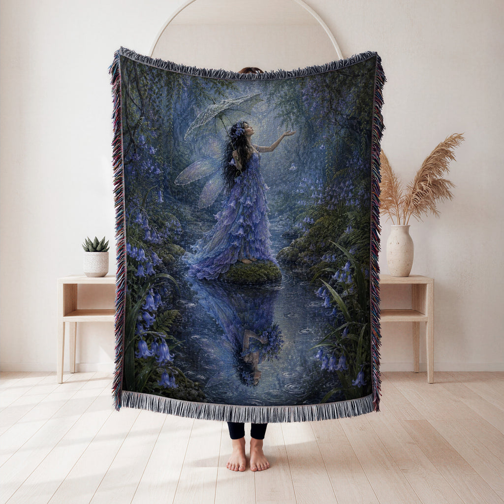 Bluebell Rain Fairy Blanket