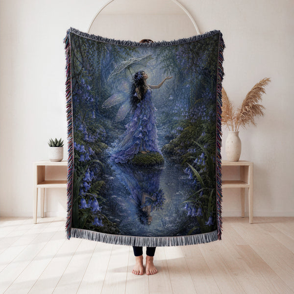 Bluebell Rain Fairy Blanket
