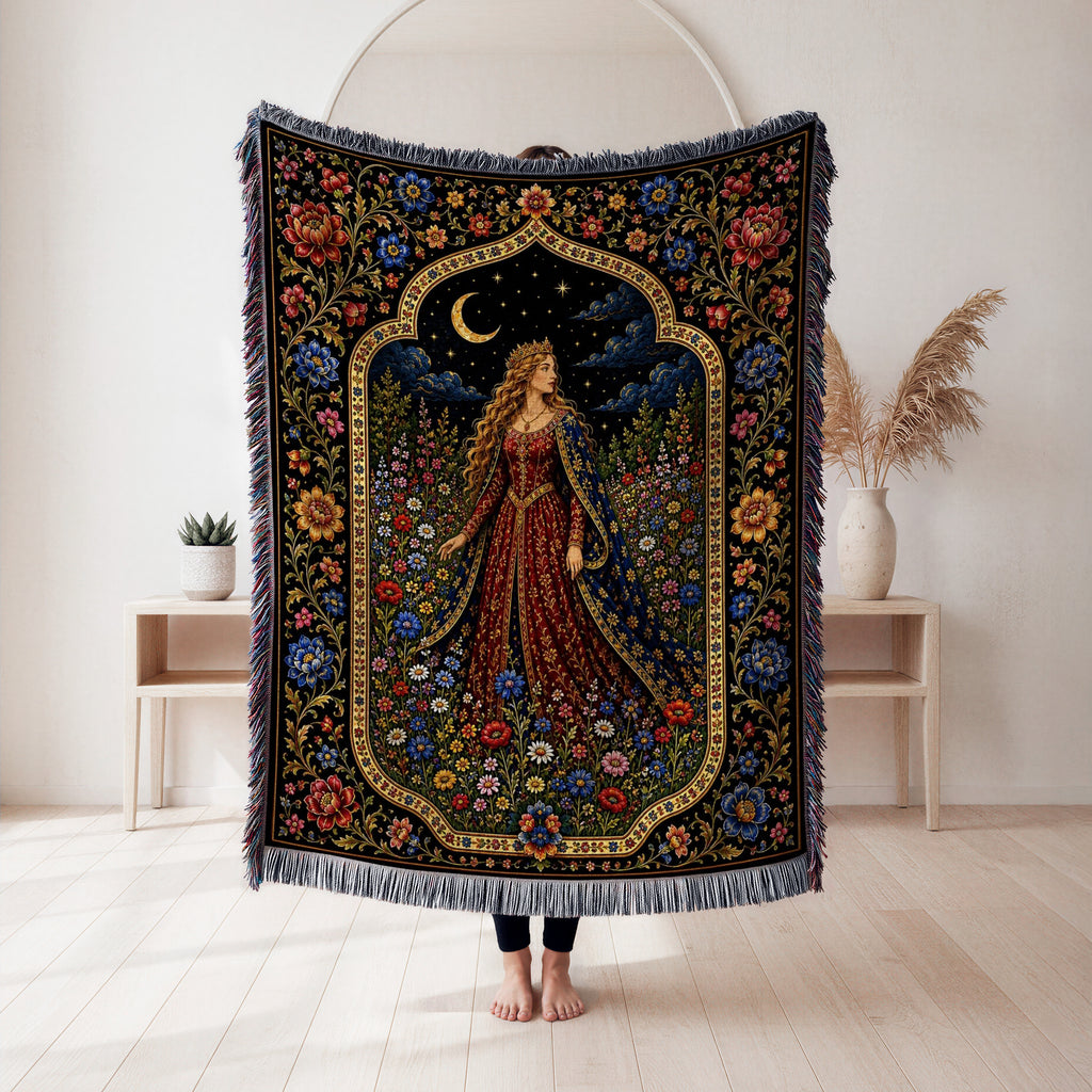 The Princess of the Midnight Garden Blanket
