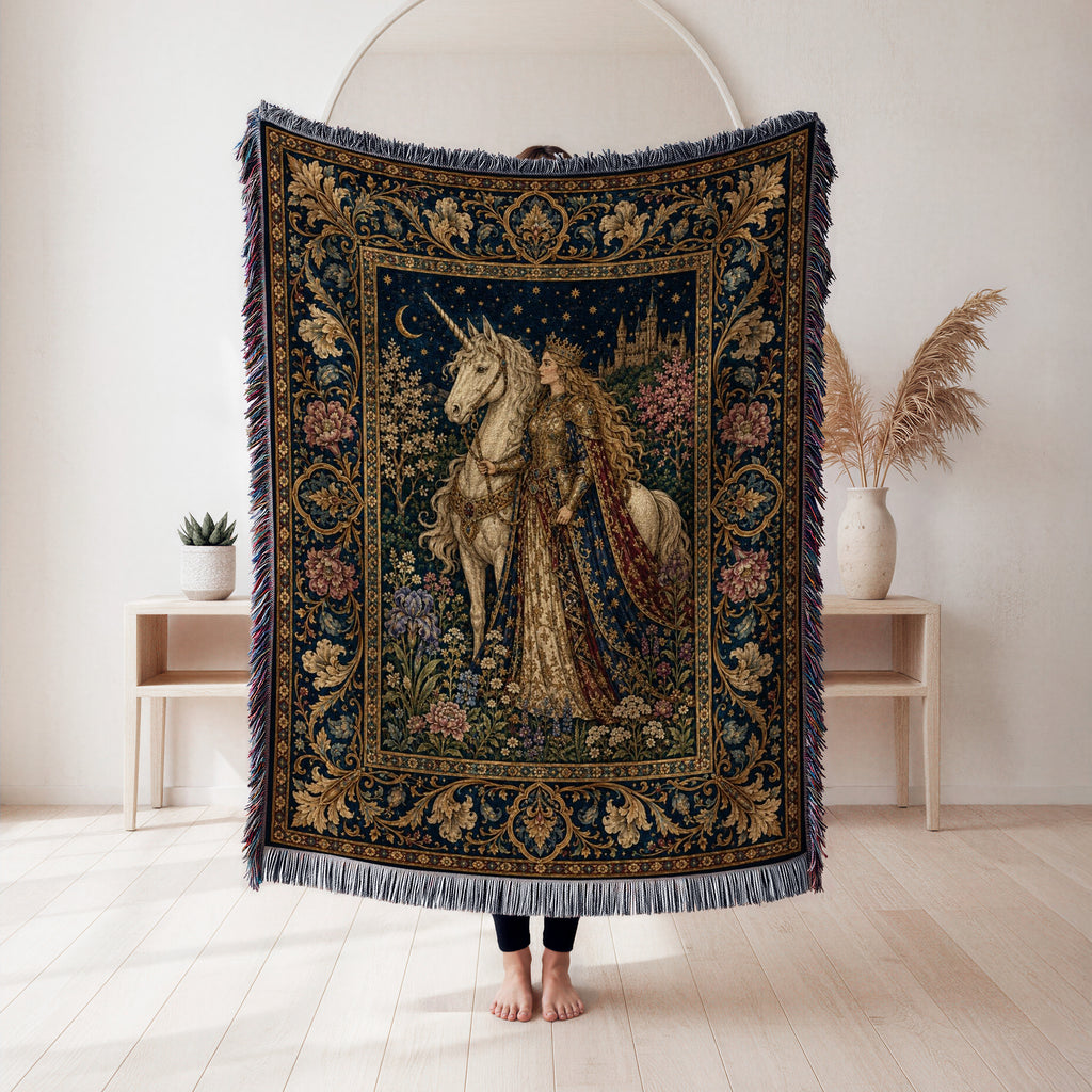 The Unicorn Queen Blanket