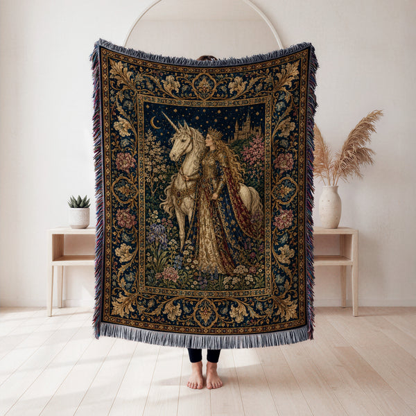 The Unicorn Queen Blanket