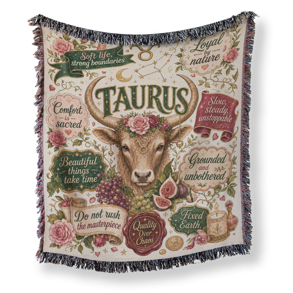 Taurus – Sacred Garden Zodiac Blanket